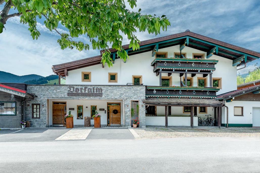 Pension Restaurant Dorfalm Leogang Exterior photo